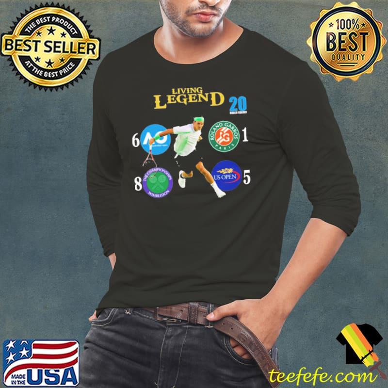 Roger federer living legend classic s Long Sleeve Tee Roger federer living legend classic s Long Sleeve Tee