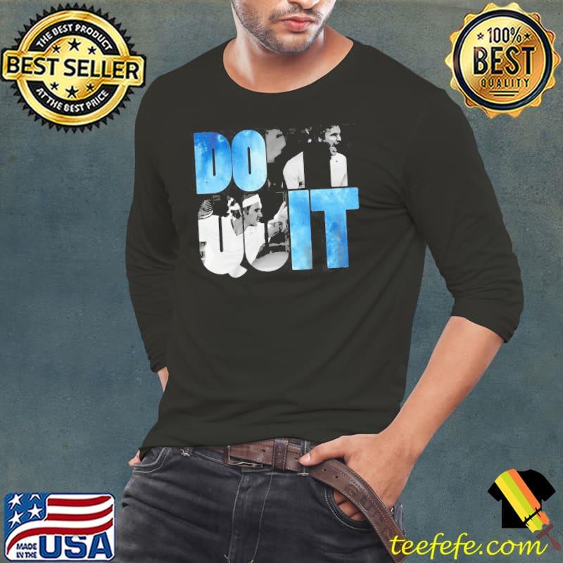 Roger federer tennis don't quit s Long Sleeve Tee Roger federer tennis don't quit s Long Sleeve Tee