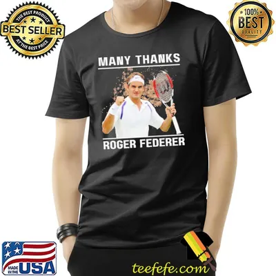 Roger federer thank you memory classic shirt