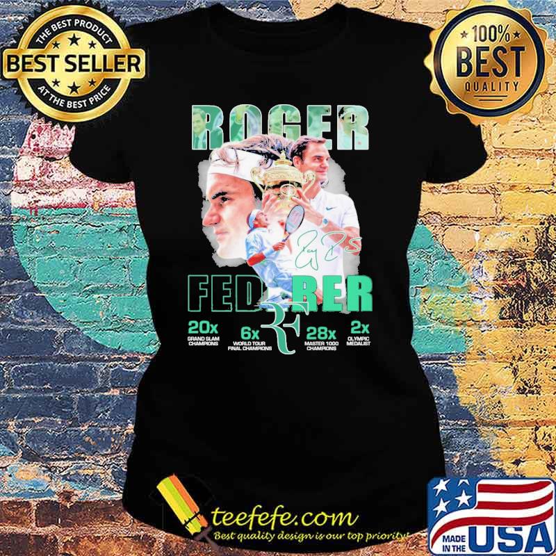 Roger Fedrer Tennis Champion Shirt Ladies tee Roger Fedrer Tennis Champion Shirt Ladies tee