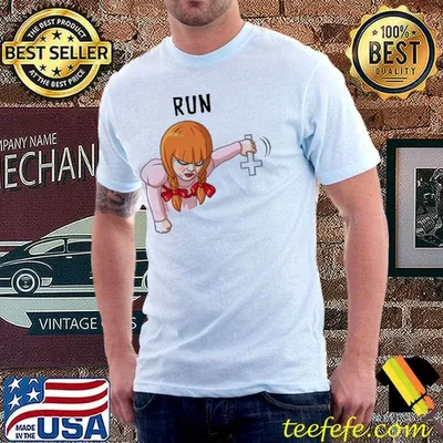 Run child's play christian cross halloween classic shirt