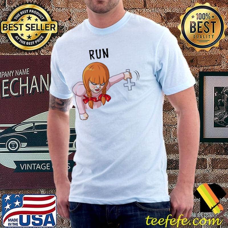Run child's play christian cross halloween classic shirt
