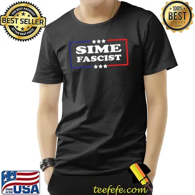Semi-Fascist Biden Quotes Humor Political Stars T-Shirt