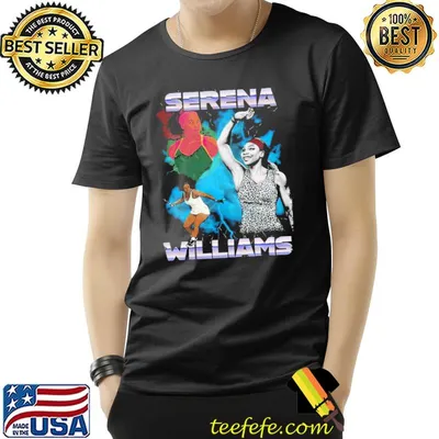 Serena williams vintage bootleg fanart classic shirt