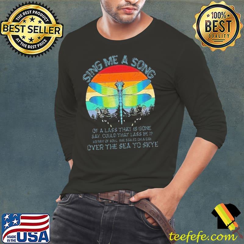 Sing Me A Song Over The Sea To Skye Vintage Shirt Long Sleeve Tee Sing Me A Song Over The Sea To Skye Vintage Shirt Long Sleeve Tee