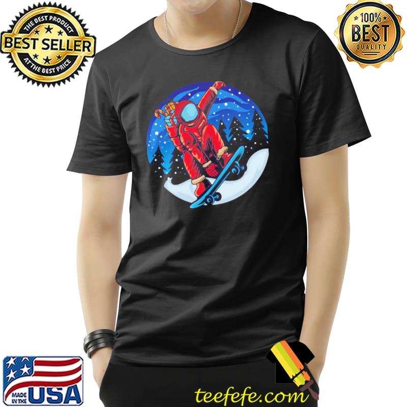 Snowskating astronaut christmas gift classic shirt Snowskating astronaut christmas gift classic shirt