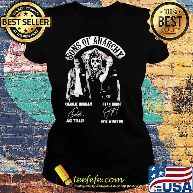 Son of anarchy skull signatures s Ladies tee Son of anarchy skull signatures s Ladies tee