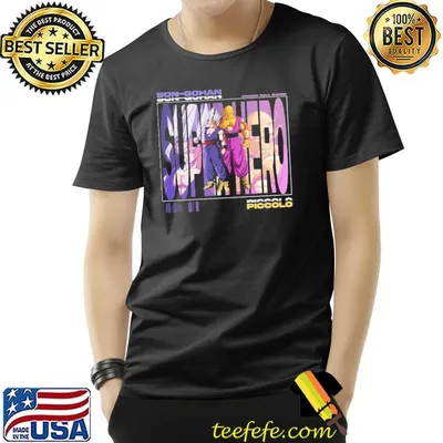 Songohan piccolo dragon ball super hero retro design classic shirt