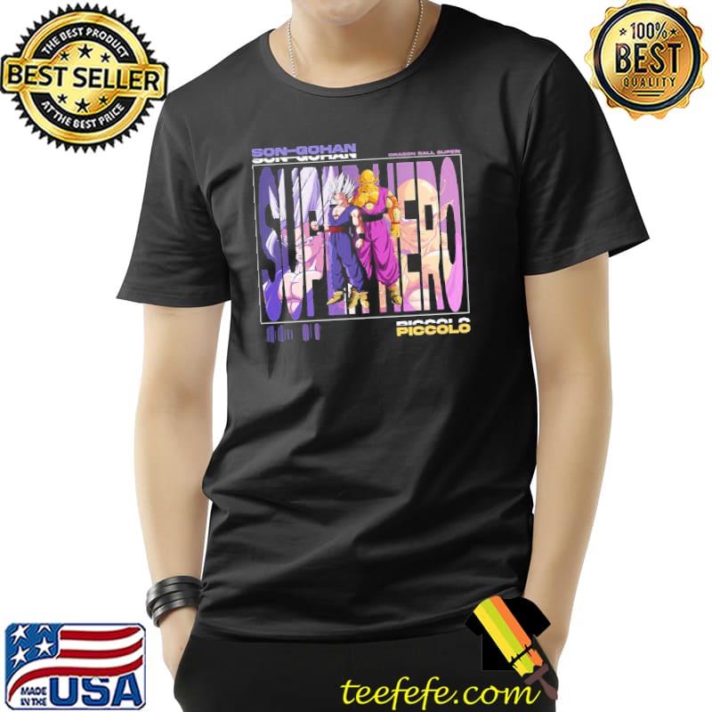Songohan piccolo dragon ball super hero retro design classic shirt