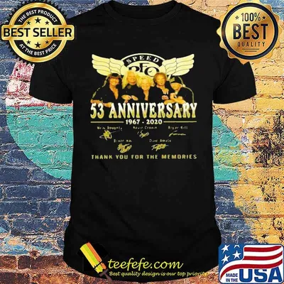Speed Reo 53 Anniversary Thank You For The Memories Shirt