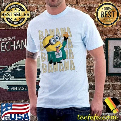 Squid banana candy game squid game minions 007 classic shirt