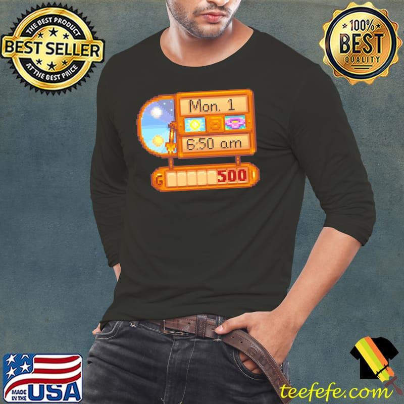 Stardew valley clock harvest moon classic s Long Sleeve Tee Stardew valley clock harvest moon classic s Long Sleeve Tee