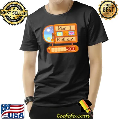 Stardew valley clock harvest moon classic shirt