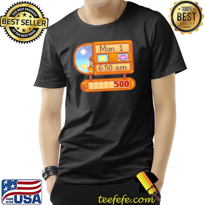 Stardew valley clock harvest moon classic shirt