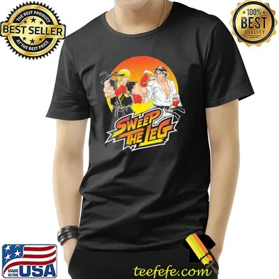 Street fighter x Cobra kaI retro karate kit shirt