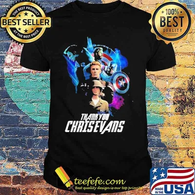 Thank You Chrisevans Caption American Shirt