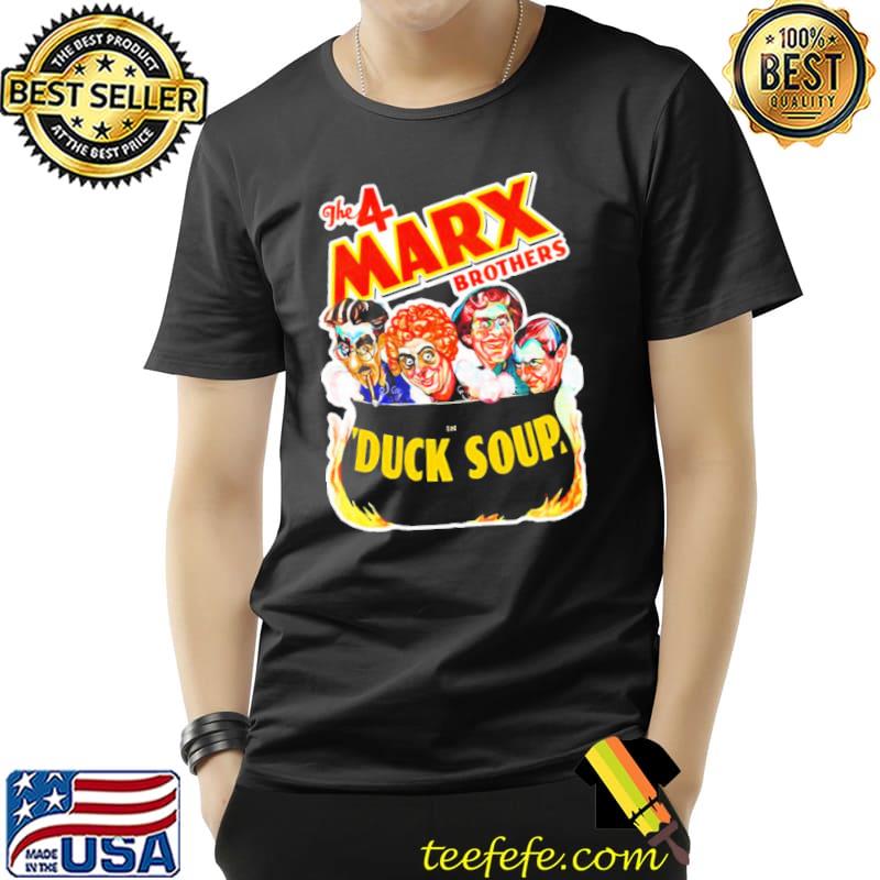 The four people art color vintage german political shirt