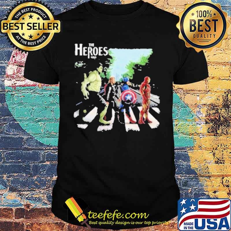 The Heroes Avenger Hulk Caption Iron Man Shirt