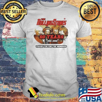 The Rolling Stones 60 years Thank You For The Memories Shirt