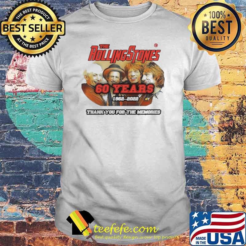 The Rolling Stones 60 years Thank You For The Memories Shirt The Rolling Stones 60 years Thank You For The Memories Shirt