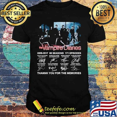 The Vampire Diaries Thank You For The Memories shirt