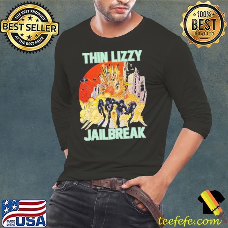 Thin lizzy jailbreak explosion vintage s Long Sleeve Tee Thin lizzy jailbreak explosion vintage s Long Sleeve Tee