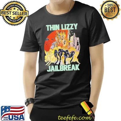 Thin lizzy jailbreak explosion vintage shirt