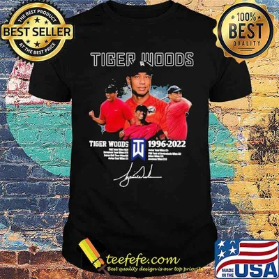 Tiger Woods 1996 2022 Signature Shirt