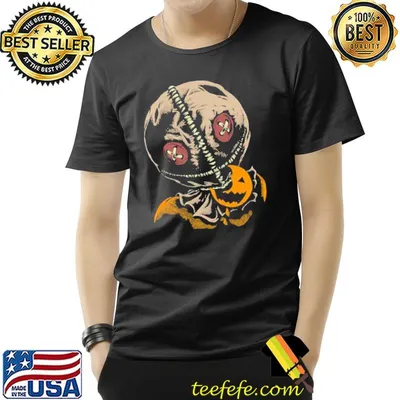 Trick r treat sam halloween voodoo doll illustration shirt