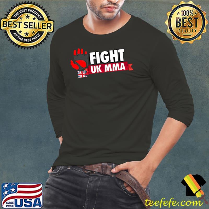 UK MMA Fight Essential T-Shirt Long Sleeve Tee UK MMA Fight Essential T-Shirt Long Sleeve Tee
