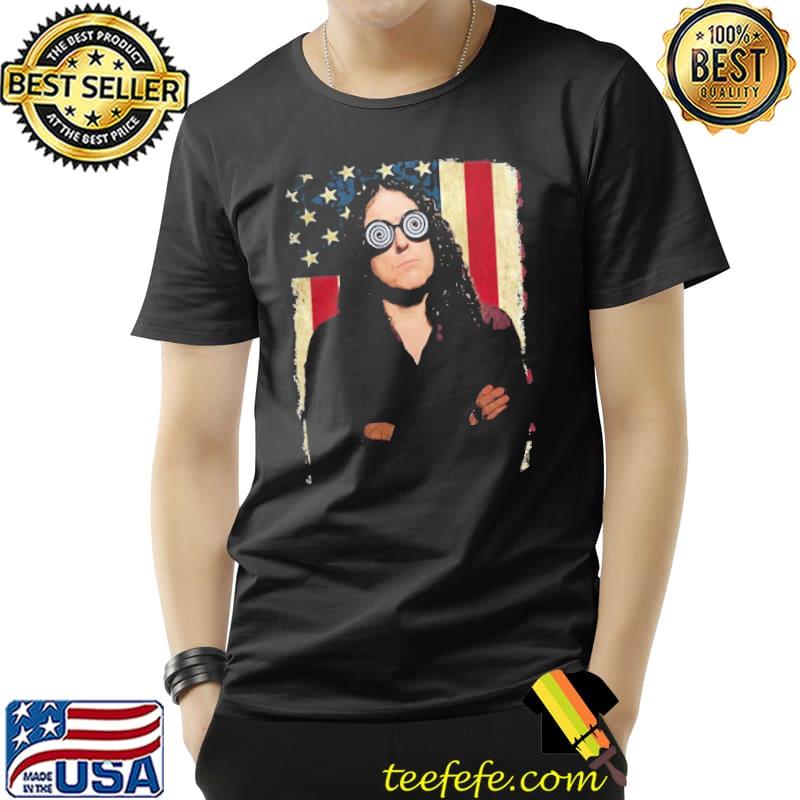 Vintage American flag weird al yankovic legend trending shirt