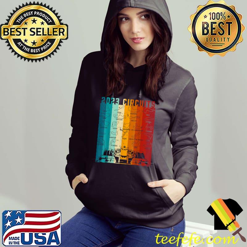 Vintage Formula Racing Silhouette Lover 2023 Circuit Track T-Shirt Hoodie Vintage Formula Racing Silhouette Lover 2023 Circuit Track T-Shirt Hoodie