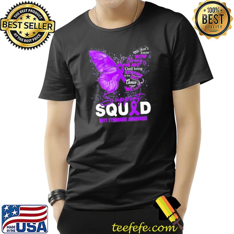We wear purple butterfly support rett syndrome awareness shirt