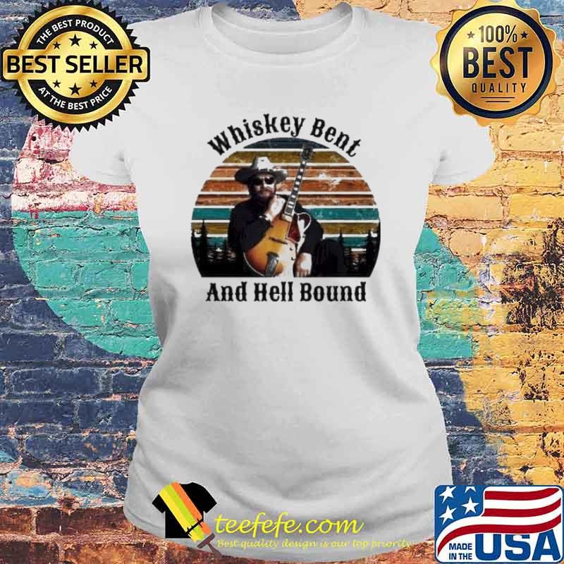 Whiskey bent and hell bound vintage s Laides tee Whiskey bent and hell bound vintage s Laides tee