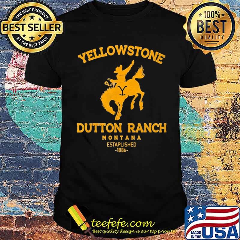 Yellowstone dutton ranch montana estaplished 1886 shirt