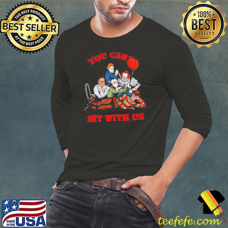 You can't sit with us horror killer halloween trending s Long Sleeve Tee You can't sit with us horror killer halloween trending s Long Sleeve Tee
