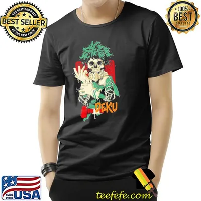Zombie deku halloween illustration classic shirt