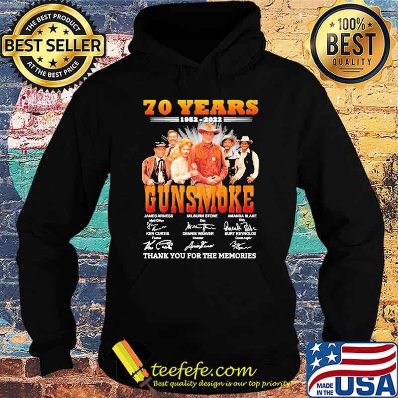 70 Years 1952 2022 Gunsmoke Thank You For The Memories Shirt Hoodie 70 Years 1952 2022 Gunsmoke Thank You For The Memories Shirt Hoodie