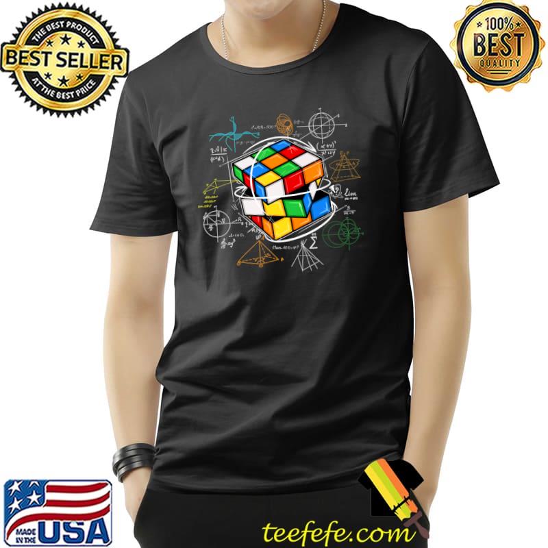 Back To School 100th Day Of School Teacher Teacher math Rubic T-Shirt