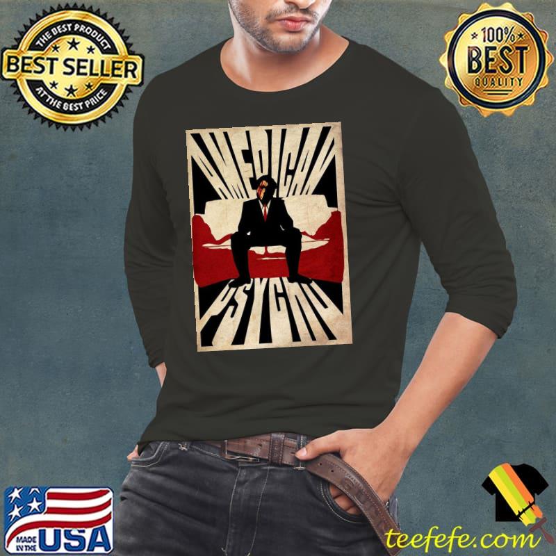 Blood American psycho vintage s Long Sleeve Tee Blood American psycho vintage s Long Sleeve Tee
