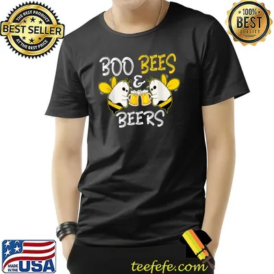 Boo Bees & Beers Couples Halloween Costume T-Shirt