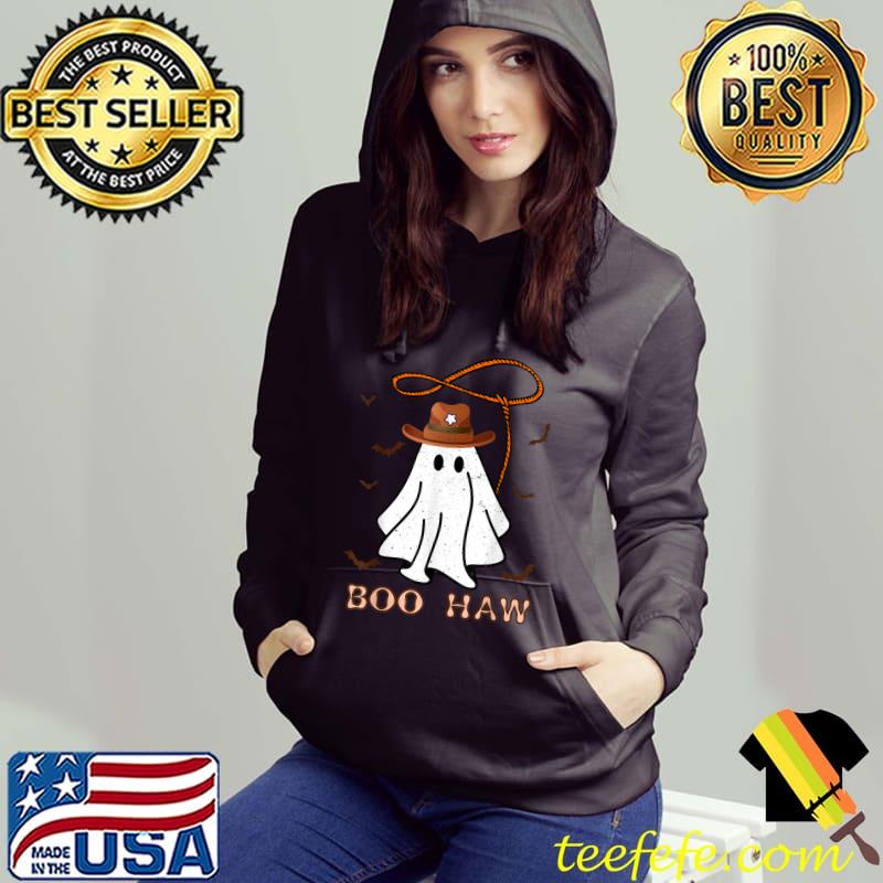 Boo Haw Ghost Bats Cowboy Cowgirl Western Halloween T-Shirt Hoodie Boo Haw Ghost Bats Cowboy Cowgirl Western Halloween T-Shirt Hoodie