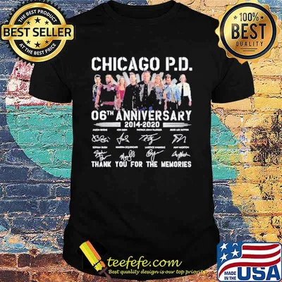 Chicago PD 06th Anniversary 2014 2022 Shirt