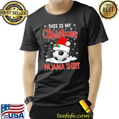 Christmas This Is My Christmas Pajama Soccer Xmas T-Shirt