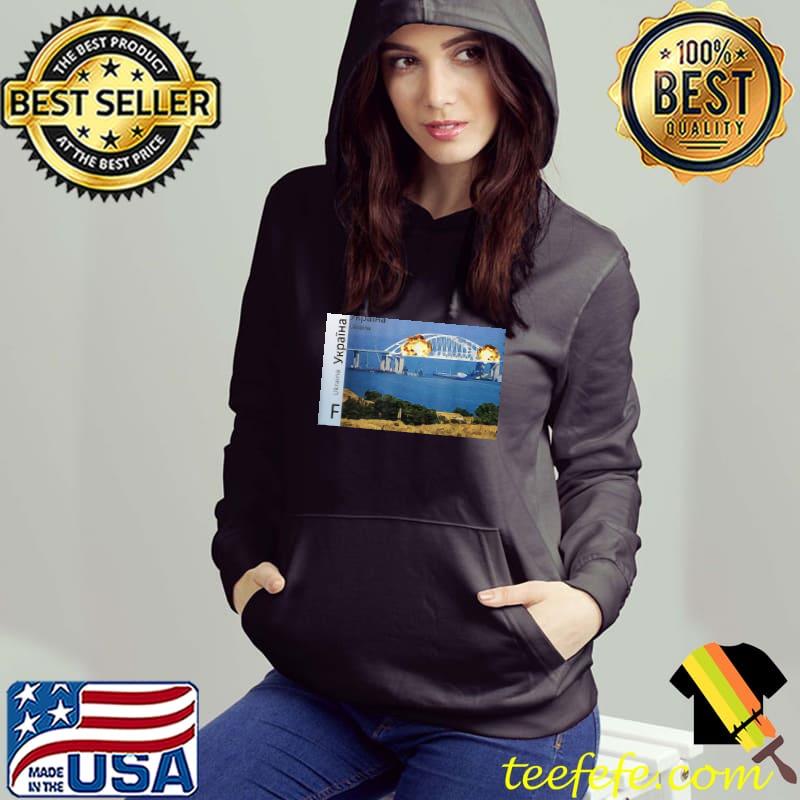 Crimea's kerch bridge stamp crimea bridge peninsula Ukraine bridge peninsula s Hoodie Crimea's kerch bridge stamp crimea bridge peninsula Ukraine bridge peninsula s Hoodie