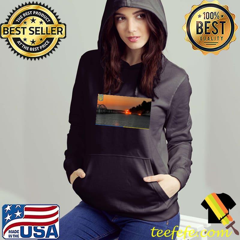Crimea's kerch bridge stamp crimea bridge peninsula Ukraine bridge peninsula vintage s Hoodie Crimea's kerch bridge stamp crimea bridge peninsula Ukraine bridge peninsula vintage s Hoodie