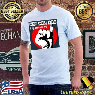 Def con dos hipotcate t album cover shirt