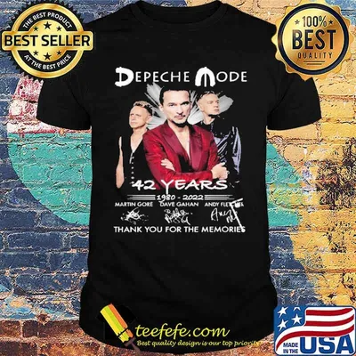 Depeche Mode 42 Years 1980 2022 Shirt