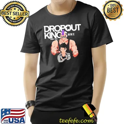 Dropout kings muscular man American nu metal band shirt