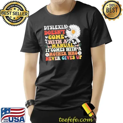 Dyslexia daisy groovy awareness shirt